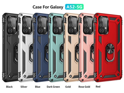 For Samsung Galaxy A72 A52 A51 5G Phone Case Armor Ring Holder Rugged Cover