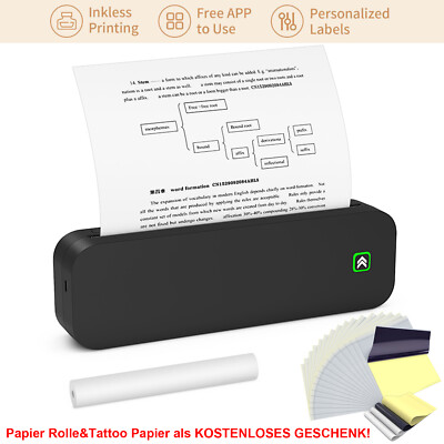 Pristar D210 Bluetooth A4 Thermodrucker Tintenloser Tattoo Stencil Drucker iOS