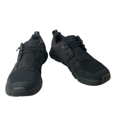 On Cloud Sky Big Boys Size Y 5 Black Comfort Shoes Athletic Running Sneakers