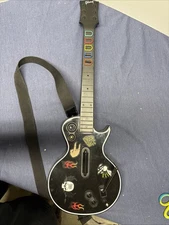 Guitar Hero PS3 Wireless Black Gibson Les Paul Black Untested (NO DONGLE)