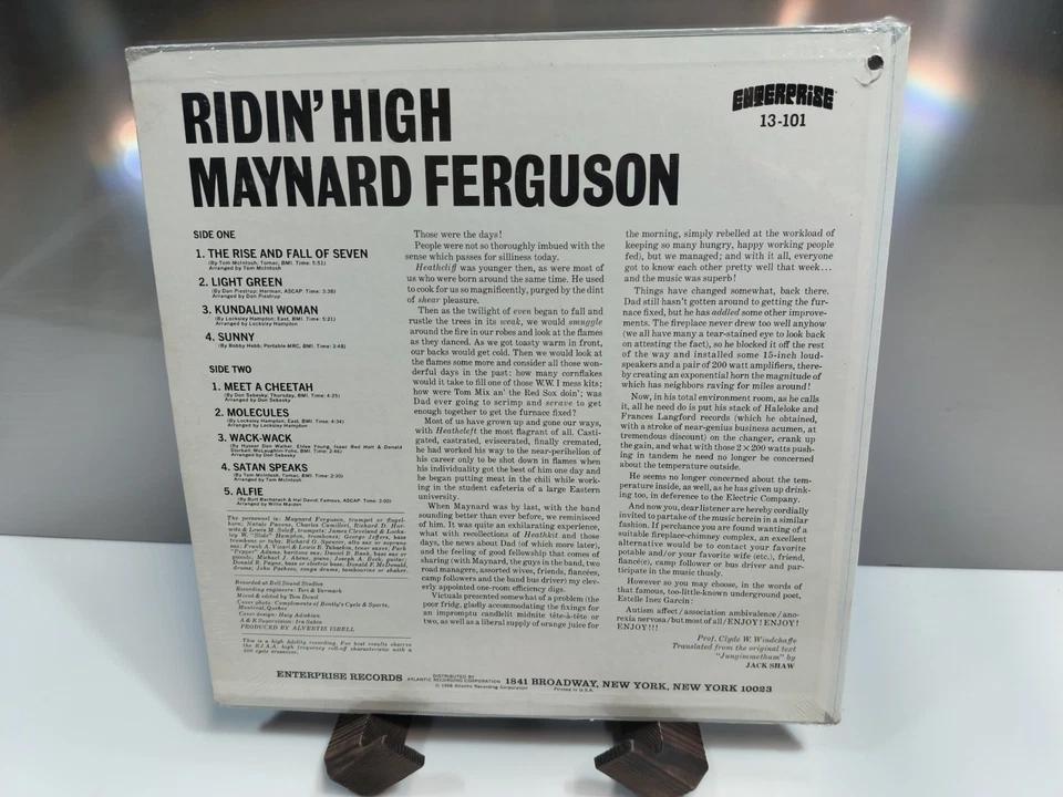 NEW SEALED 3 albums Maynard Ferguson "Two's Company" "Ridin' High" "Maynard" - Image 3 of 4