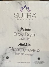 SUTRA Beauty Travel Size Blow Dryer Marble 1000 Watt Lightweight NEW