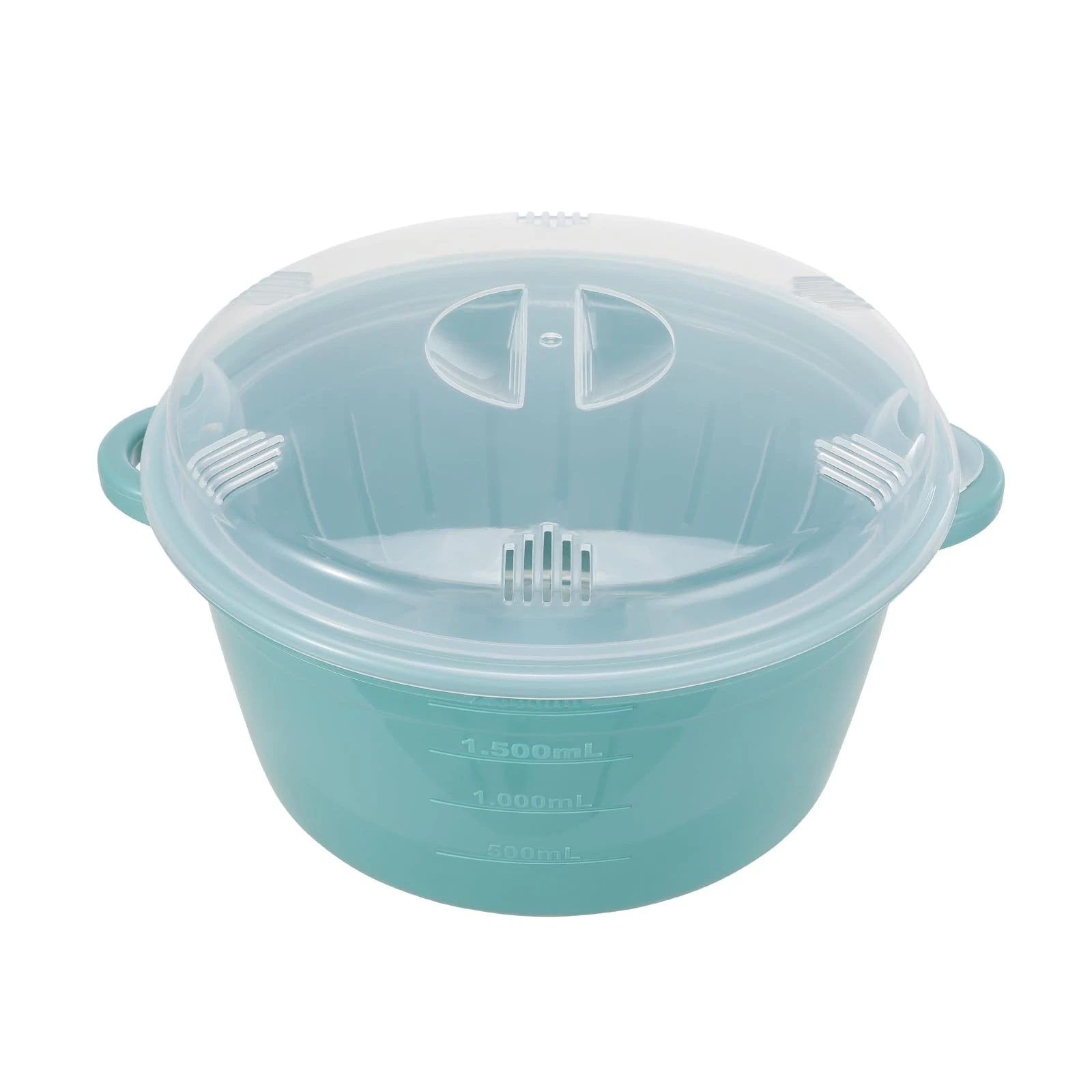 Microwave Steamer for Vegetables, Microwave Cookware with Lid, 2.5L Capacity,...
