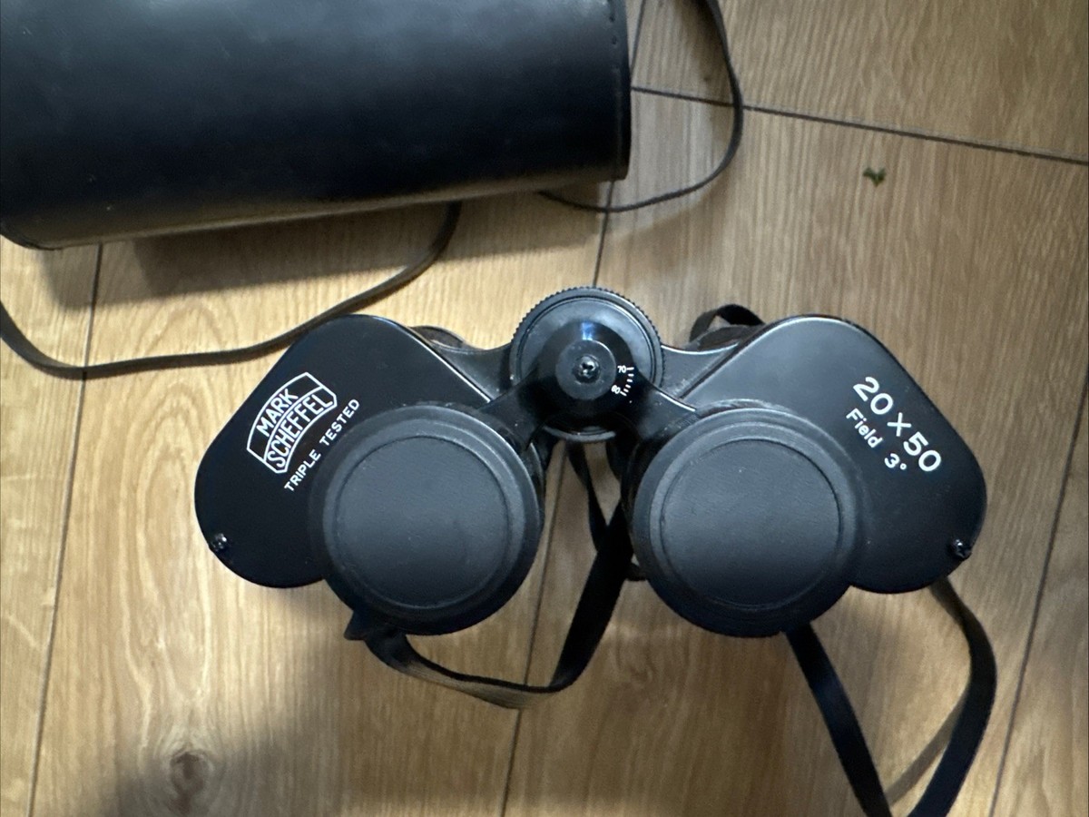 Mark Scheffel 20 X 50 Field3° Binoculars MARK SCHEFFEL Triple Tested 20x50 Field 3 Binoculars Binocular