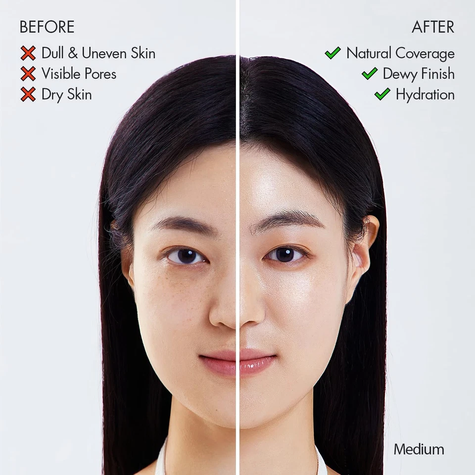 AGE20 SPF 50+ Cream Foundation 25N Sand | Korean Cushion | Dewy Finish - Image 3 of 4
