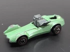 Hot Wheels Redlines Shell Promo Strip Teaser - Enamel Flourescent Green