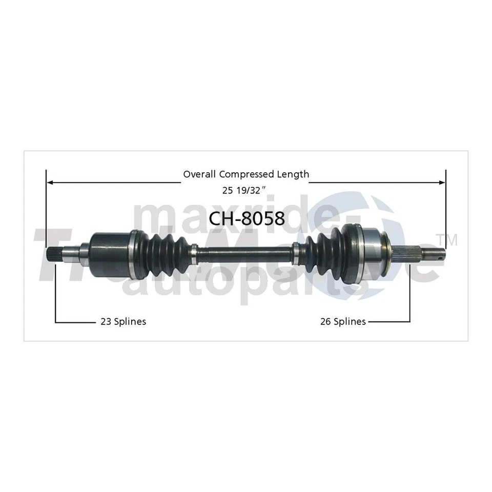 Junta de eje CV del lado del conductor del pasajero delantero para Dodge 400 1982 1983 Foto 3 de 3
