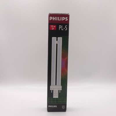 Philips PL S 13W/27 Compact Fluorescent Lamp   2 Pin GX23 Base