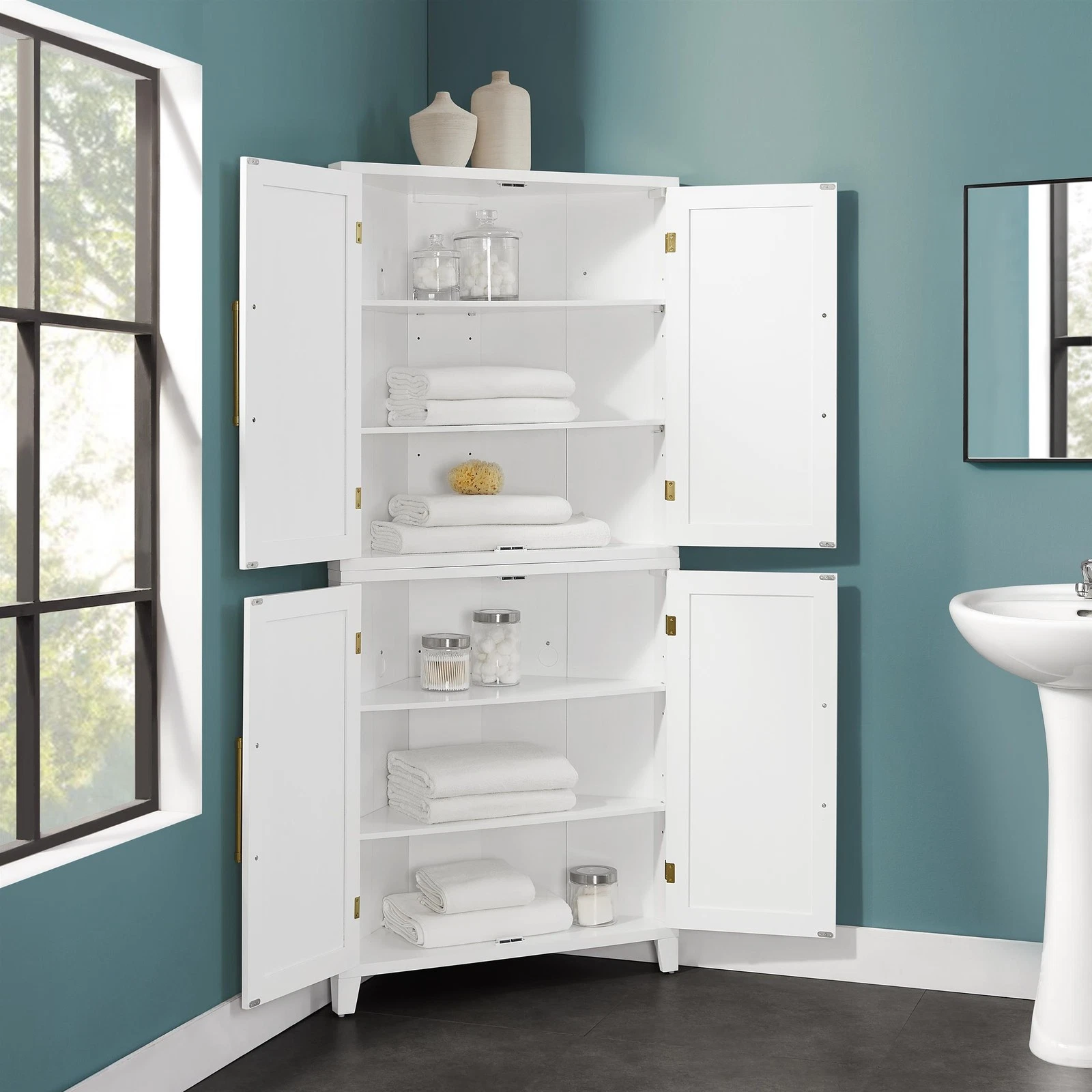Crosley Furniture Kitchen Pantry Storage Cabinet - Thumbnail 2