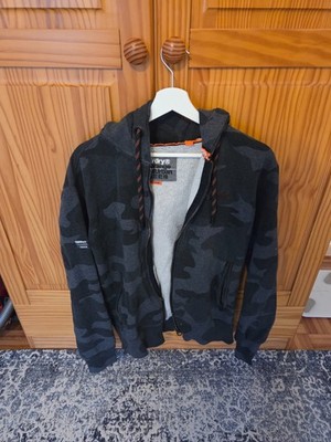 Superdry Jacke Winterjacke Superdry Herren M Super Dry Gym Tech Kapuzenjacke