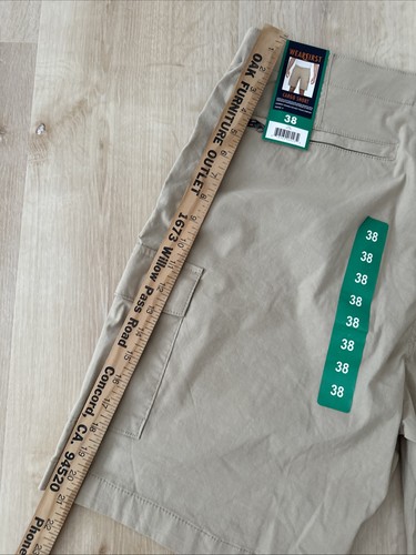 Wearfirst Herren weiche Stretch leichte Cargo Shorts hellbraun Gr. 38 - Bild 4 von 6