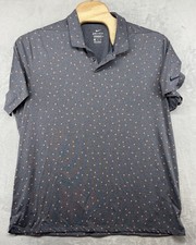 Nike Golf Dri-FIT Vapor Geometric Printed Polo Obsidian Blue Men's Size 2XL