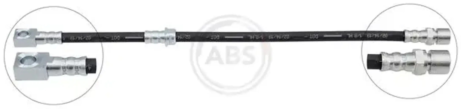 Flexible brake hose SL 3655 A.B.S. for OPEL OMEGA B OMEGA B Estate