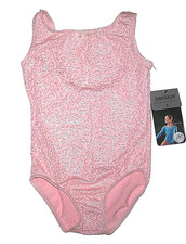 Danskin Leotard Bodysuit Gymnastics Mystique Hologram Tank Pink New Girl 2 3 4