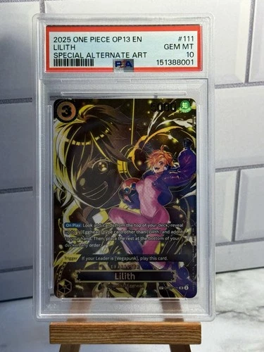 [PSA 10] Lilith SP OP07-111 OP13 Carrying On His Will SP