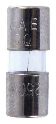 Jandorf 60616 3A 250V Glass Cartridge Fast-Acting Fuse 1/4 Dia. x 5/8 L in. - De