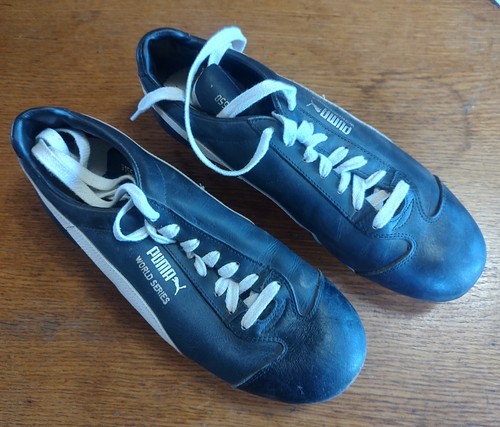 Puma World Series Vintage Baseball Cleats Shoes SZ 9.5 Made In Yoguslavia
