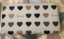 Borsa Harrods cuori glitter mai usata