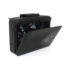 Portable Cassette Player & Recorder with AMFM Radio and Built-In Microphone USA
