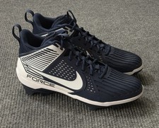 Nike Force Savage Pro 3 Mid Football Cleats Men Size 14 Blue White DA5453-400