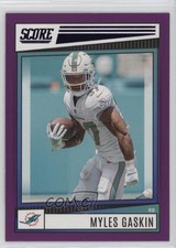 2022 Score Purple Myles Gaskin #275 0y59