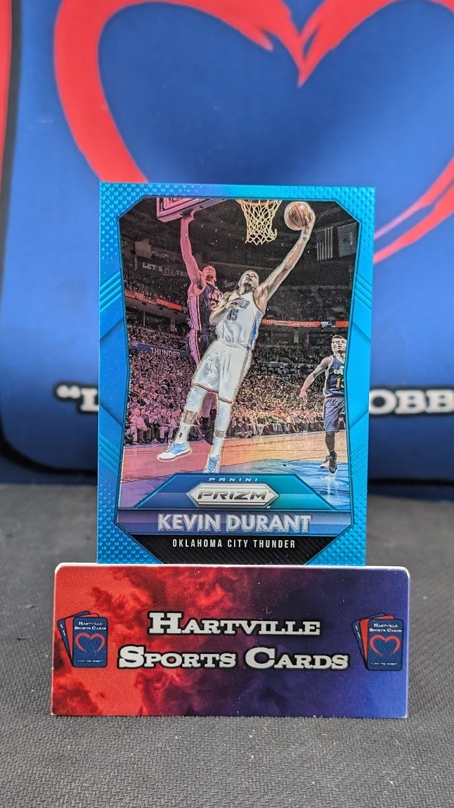 2015-16 Panini Prizm #96 Kevin Durant Light Blue Prizms #/199