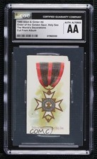 1890 Allen & Ginter The World's Decorations Tobacco N30 Blank Back 06aq