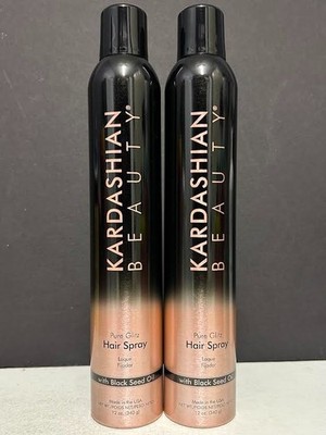 Kardashian Beauty Pure Glitz Hair Spray Farouk CHI Biosilk - 2 Pack / 12 oz each