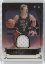 2023-24 Panini Noir Stars and Stripes Gear Relic 16/99 Larry Bird #SSG-BIR HOF