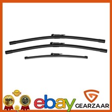 Scheibenwischer Set Geeignet für BMW 1er E81 E87 Schwarz 3X Gummi 3PCS