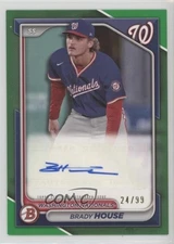 2024 Bowman Paper Prospect Retail Green Border 24/99 Brady House Auto 19lb
