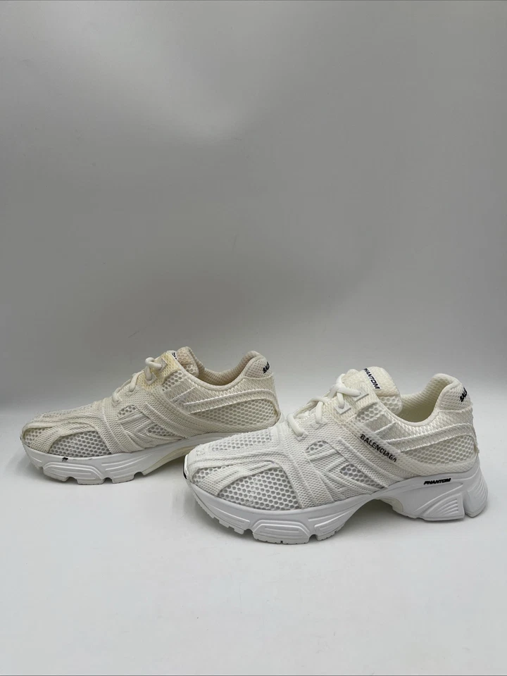 Balenciaga Phantom Sneakers Women’s White Size 39 - Image 3 of 4
