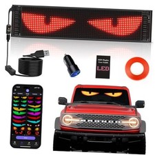 Upgrade Synchronize Multiple Devil Eyes Light, 15''x4'' Full Color led Eyes
