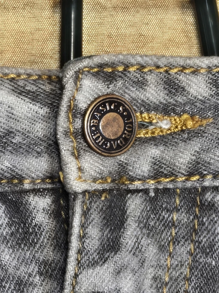 Falda Negra Jordache Basics Años 90 De Colección, Doble Cremallera, Talla 7/8 100% Algodón Foto 3 de 4