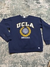 Vintage 90s Russell Athletic UCLA Bruins Crewneck Sweatshirt Navy Blue Size M