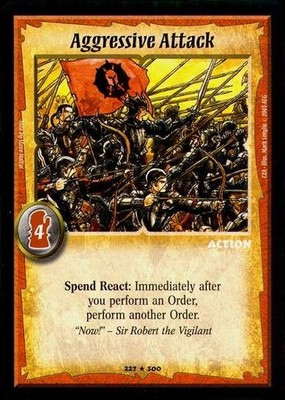 Aggressive Attack - Action - Warlord Saga of the Storm
