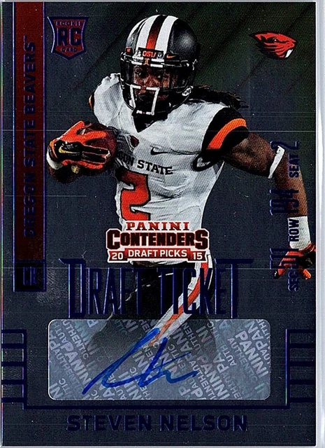 2015 Panini Contenders Draft Picks #258 Steven Nelson College Draft Blue Foil