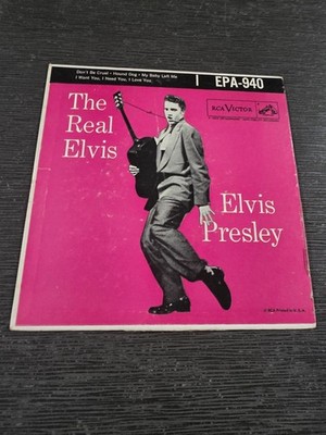 RCA Victor EP The Real Elvis W/Hound Dog COV  EPA-940 45 Dog on Top