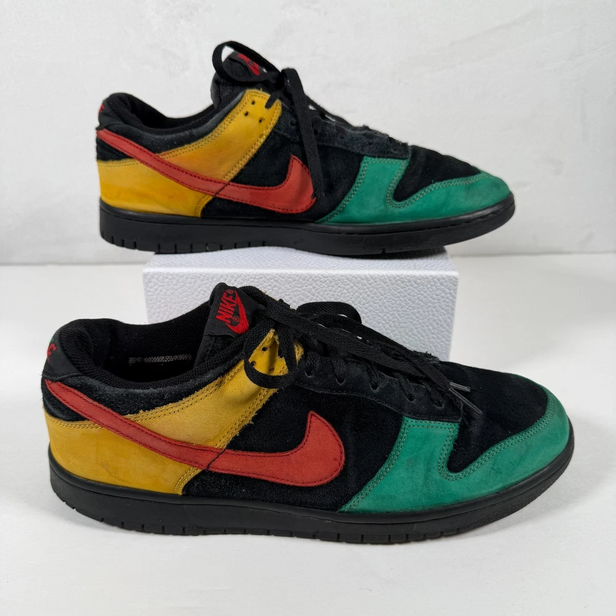 Nike Dunk CL Low Rasta Pack - Black Pine Green for Sale 