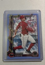 2025 Topps Holiday - Austin Hays #H67 Holiday Blue Metallic Glitter