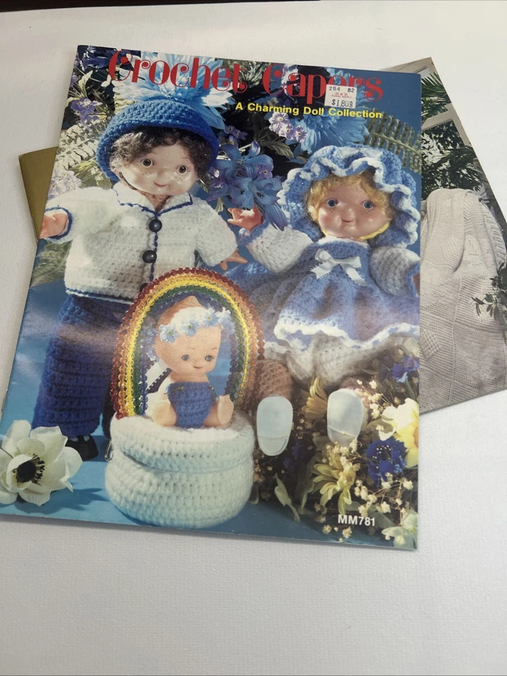 Lot of 5 Crochet Capers,Decorating,Dolls,crafts Vintage 80’s See Pictures - Image 4 of 4