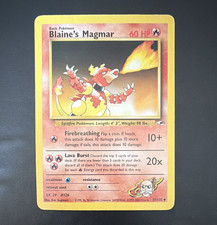 Blaine's Magmar 37/132 Gym Heroes Unlimited Regular Uncommon 60 HP English 1999 on eBay