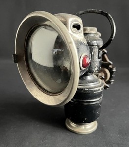 POWELL & HANMER PANTHER VINTAGE FAHRRAD KARBID ACETYLEN FAHRRADLAMPE PROJEKTOR