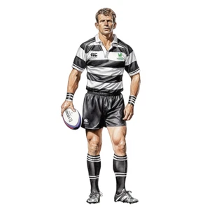 Rugby Sport Self Adhesive Vinyl Sticker