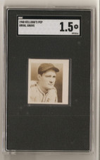 Orval Grove 1948 Kellogg's Pep SGC 1.5 Chicago White Sox Baseball Card