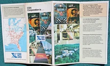 CSX Railroad Advertisement Chessie System Railway Southern North Eastern Train
