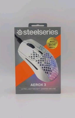 SteelSeries Aerox 3 Snow (2022) - Superleichte Maus