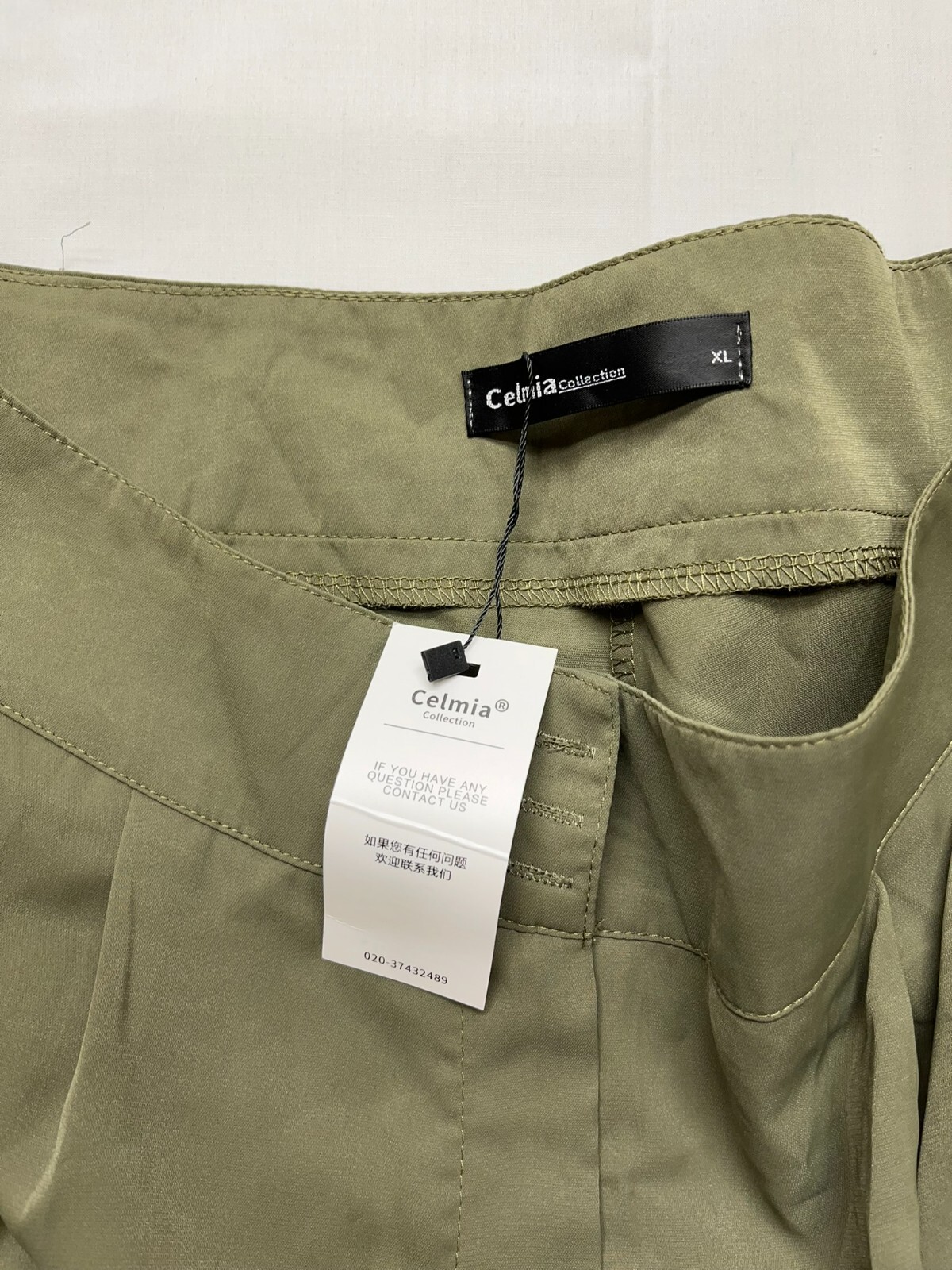 Celmia Dres Pants Womens Adult Extra Large Green Lightweight 30x34 ...
