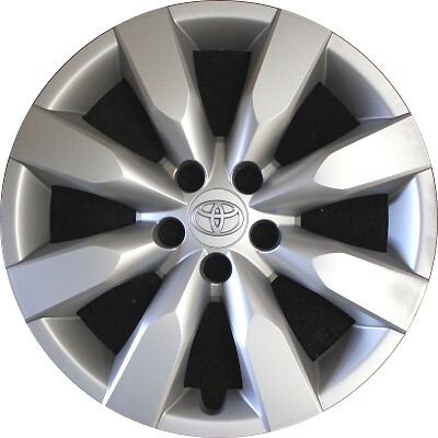 16 Inch Hubcap For Toyota Corolla 2014 2015 2016, 16" Hubcaps ABS & PC Material Wheel Rims Cover Compatible With Steel Wheels Snap On