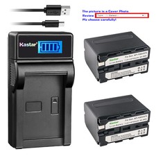 Kastar Battery Charger for Sony NP-F330 NP-F550 NP-F750 NP-F960 LED Video Light